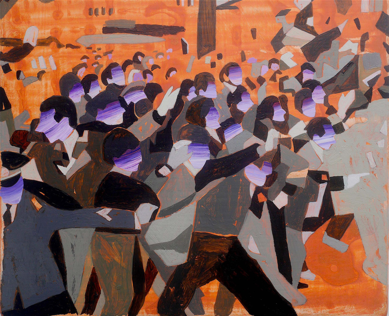 crowd-03-oil-on-canvas-20x25cm